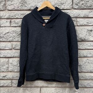 Simons Le 31 Black Textured Crewneck Sweater